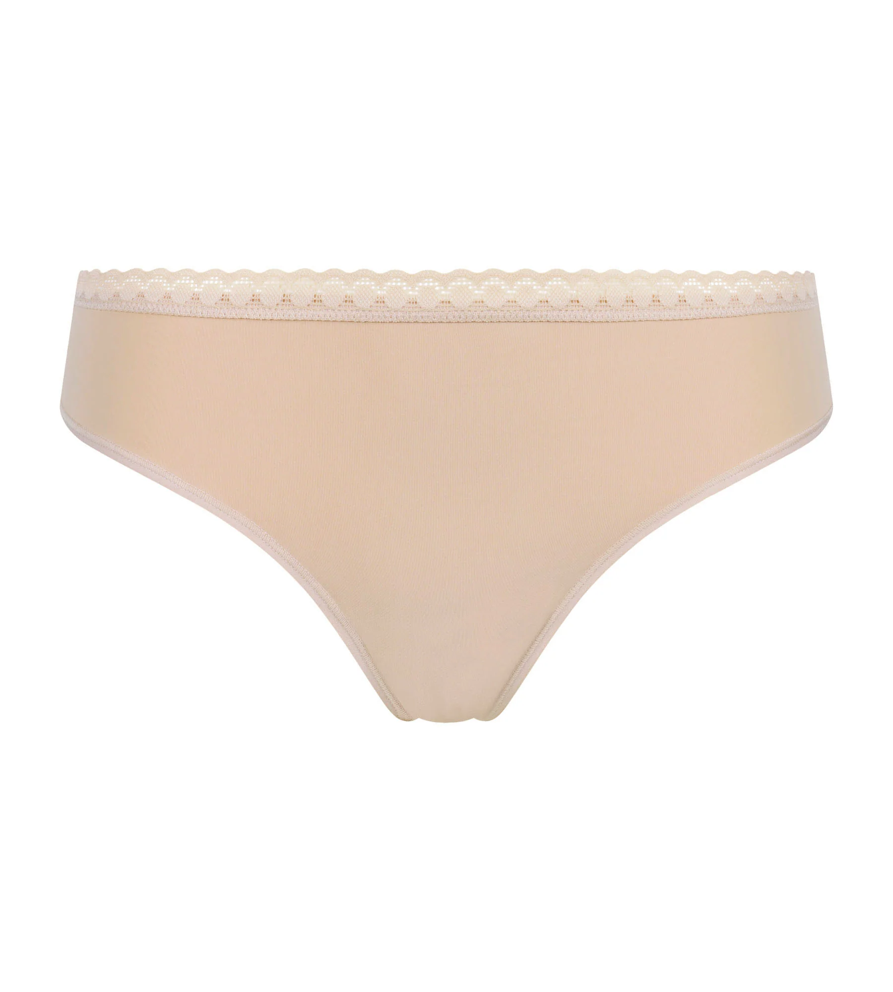 String femme avec dentelle Nude Daily Micro - Image 5