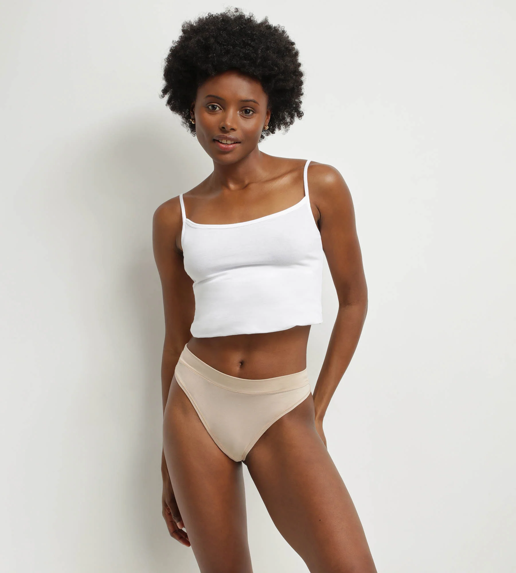 String femme en coton modal Nude Dim Comfort Collection - Image 3