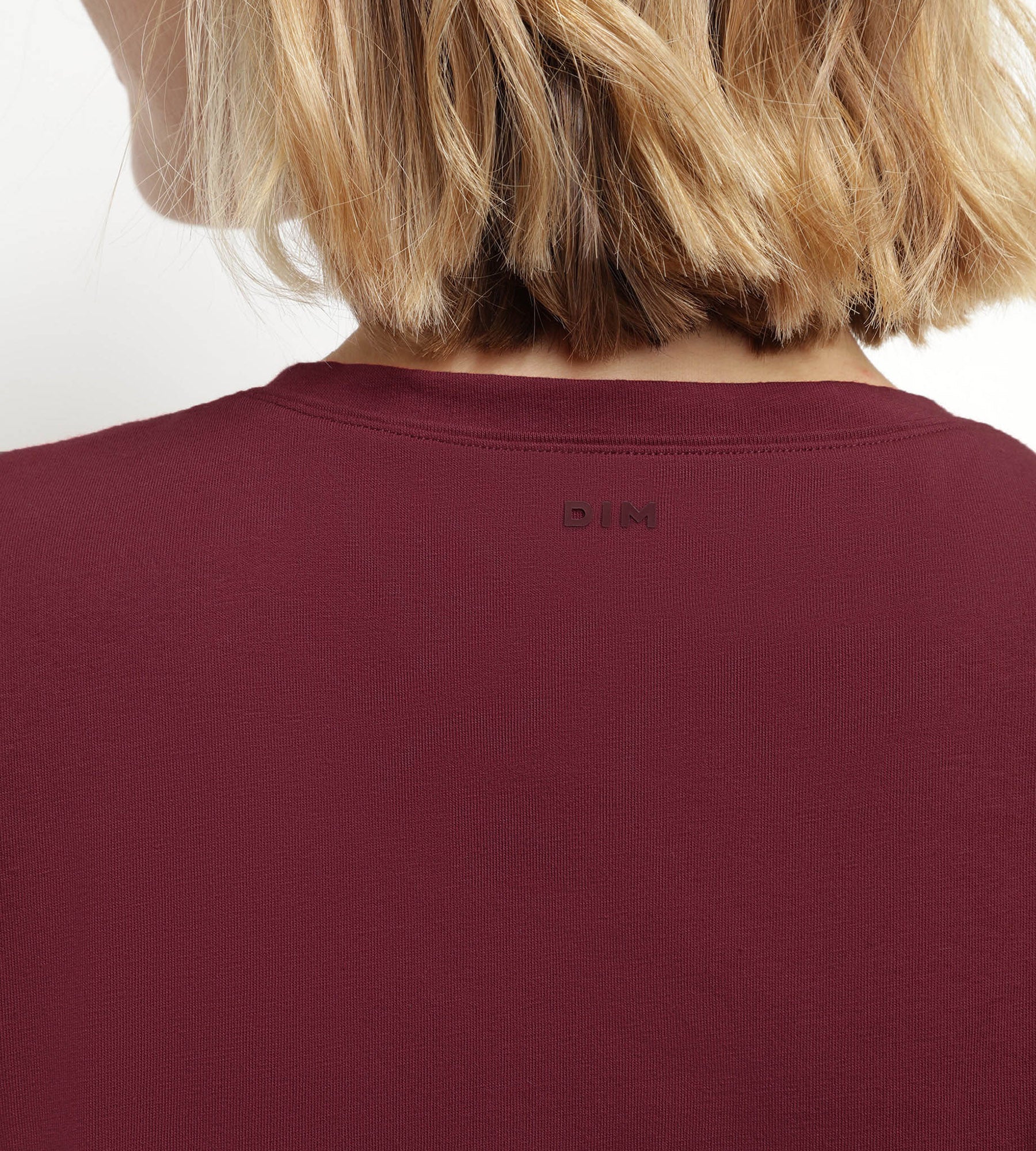 T-shirt de sport femme thermorégulateur en jersey Bordeaux Dim Move - Image 6