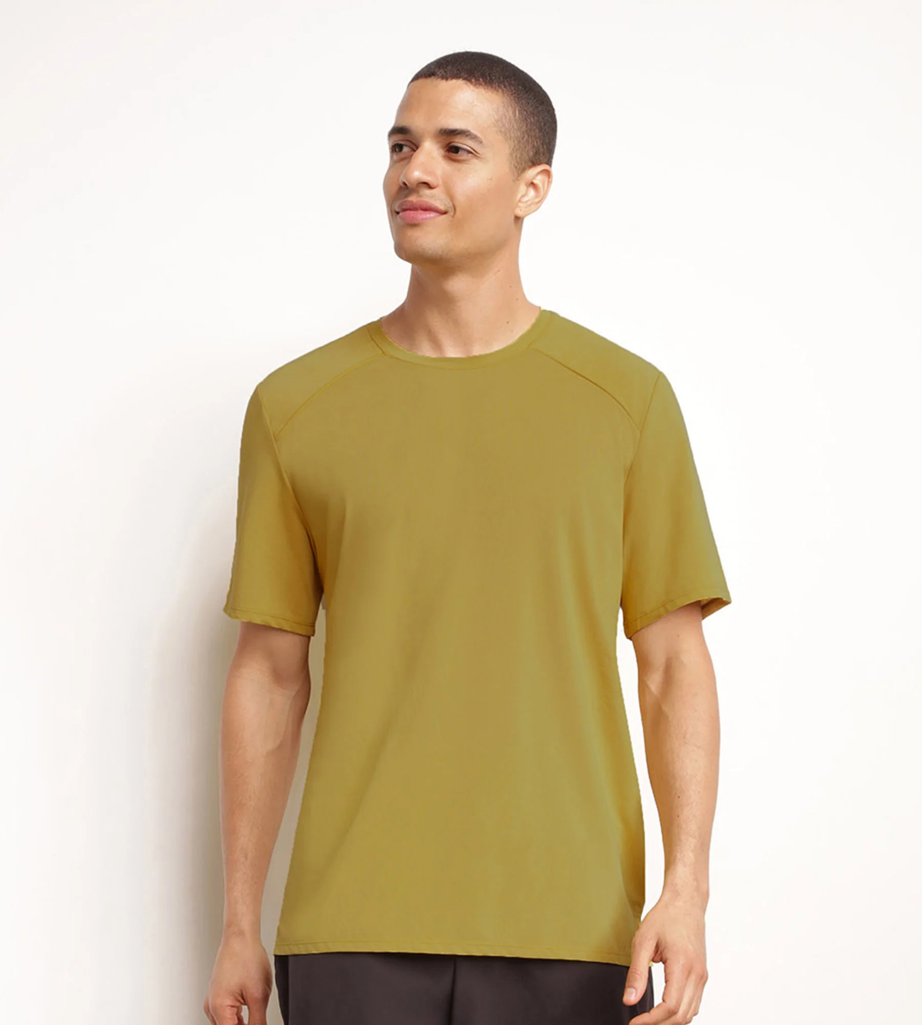 T-shirt de sport homme en matière aérée Olive Dim Move