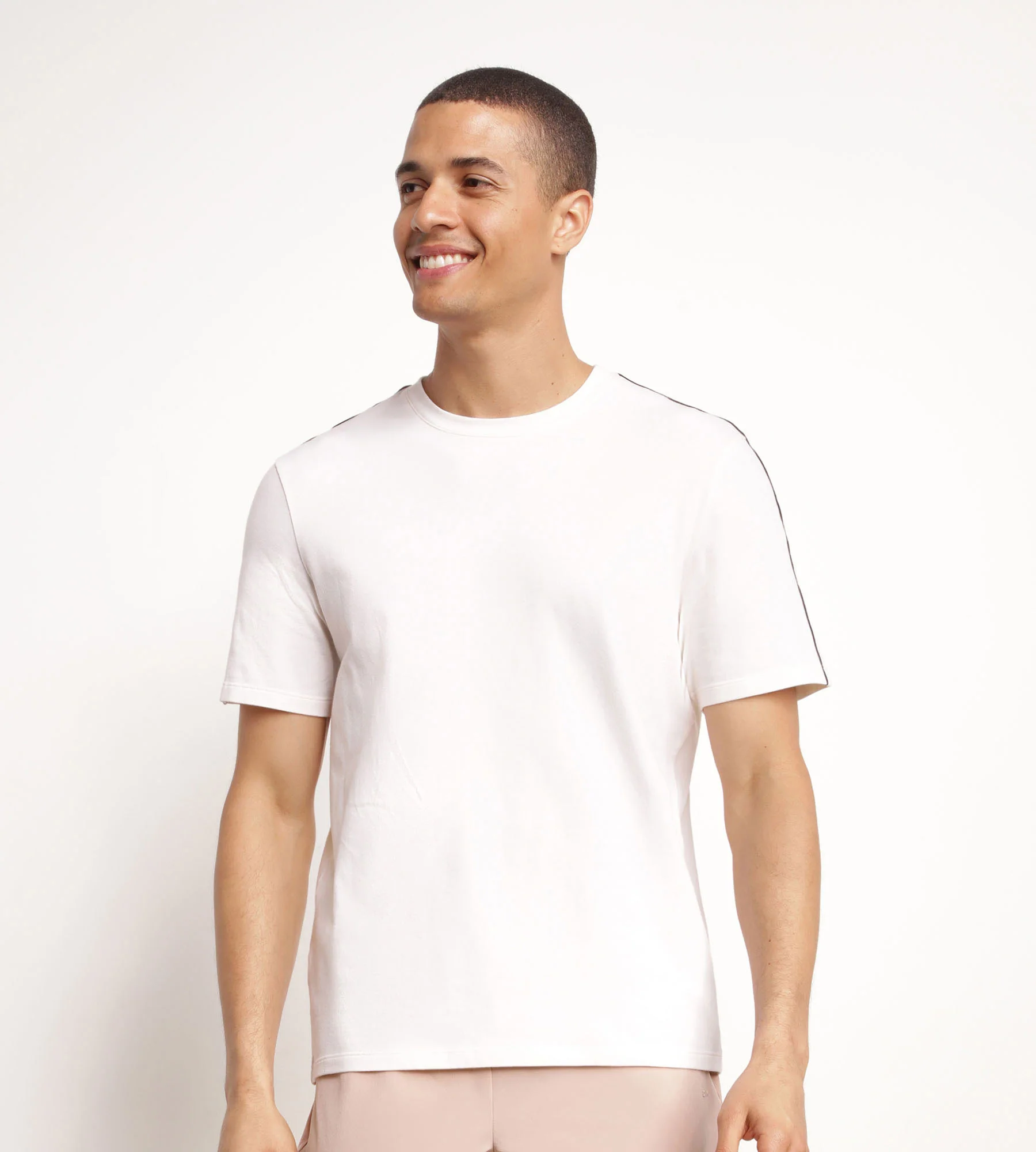 T-shirt de sport homme thermorégulateur en jersey Écru Dim Move