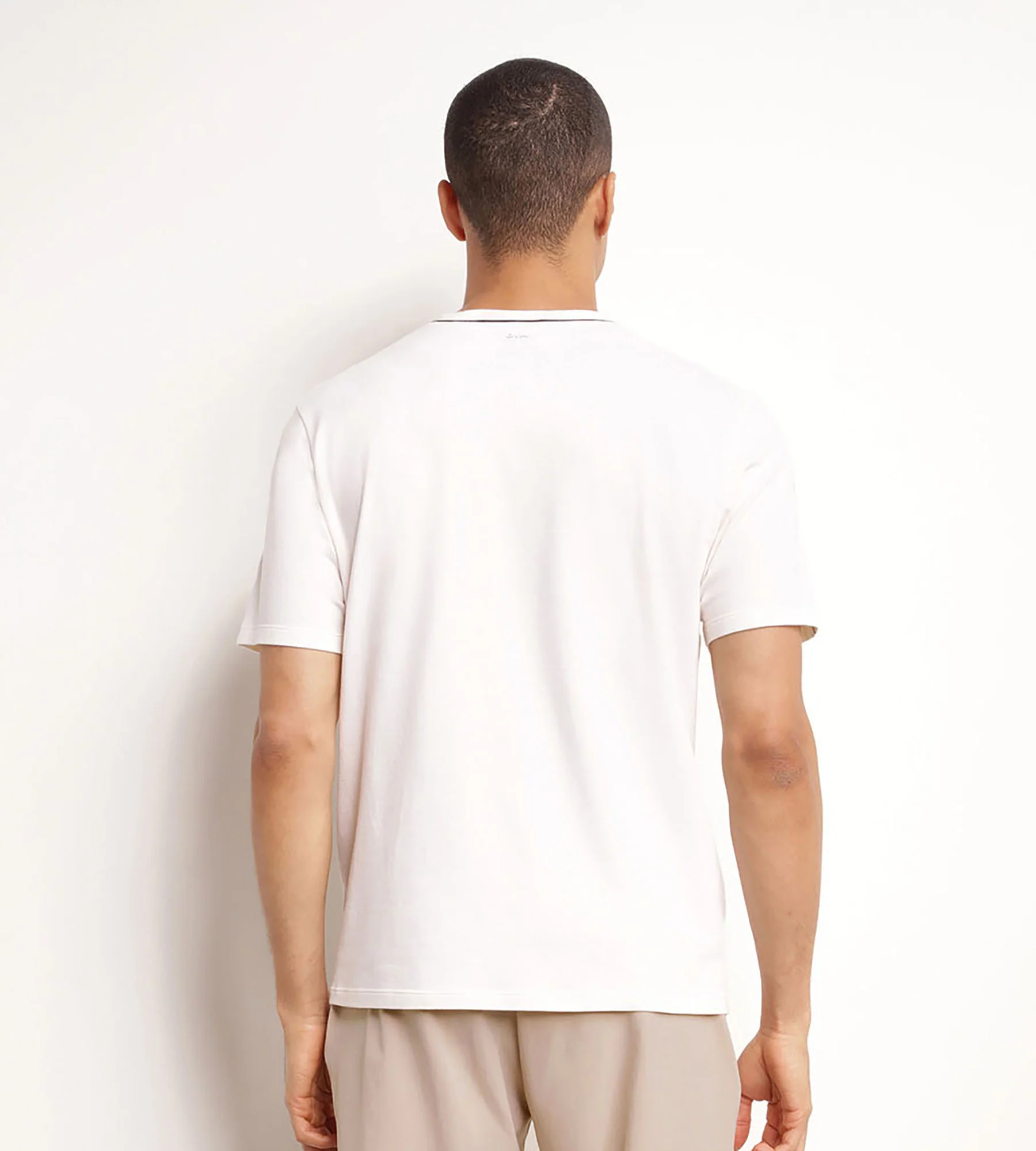 T-shirt de sport homme thermorégulateur en jersey Écru Dim Move - Image 2