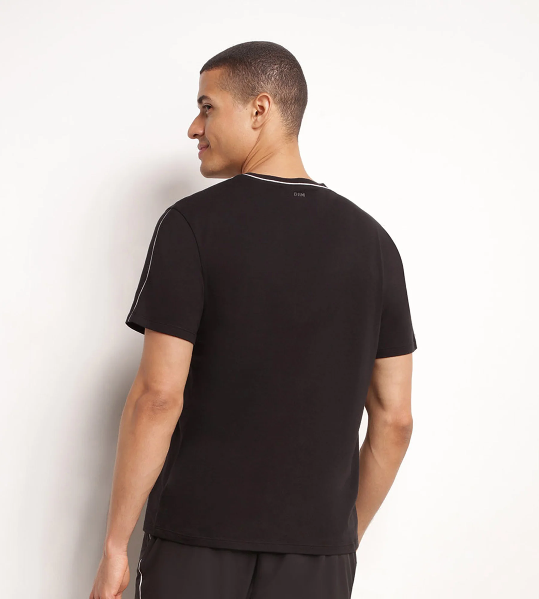 T-shirt de sport homme thermorégulateur en jersey Noir Dim Move - Image 2