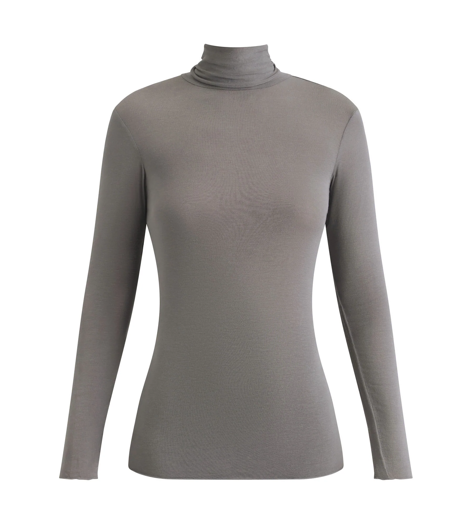 T-shirt femme à col montant Gris Dim Thermal - Image 3