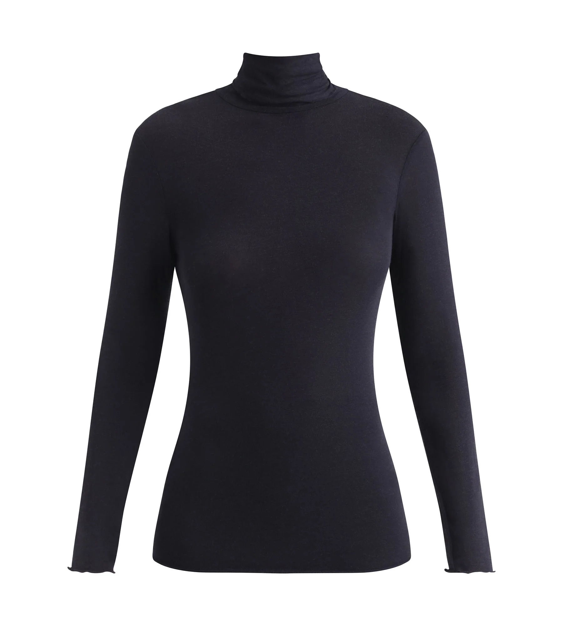 T-shirt femme à col montant Noir Dim Thermal - Image 3