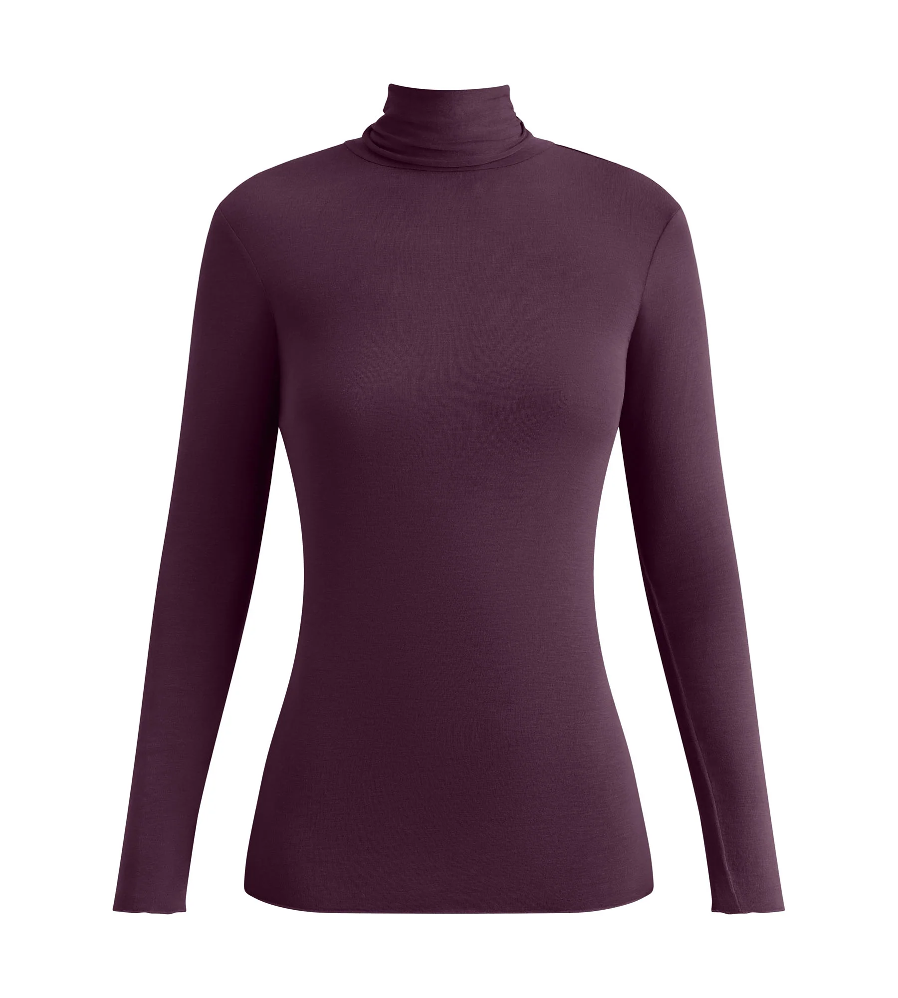 T-shirt femme à col montant Violet Dim Thermal - Image 3