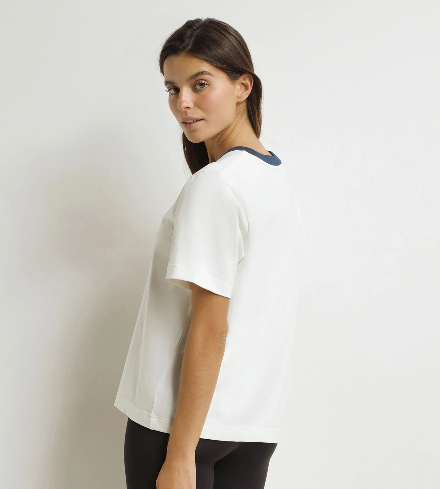 T-shirt femme Nacre Bleu Dim x Ines de La Fressange - Image 7