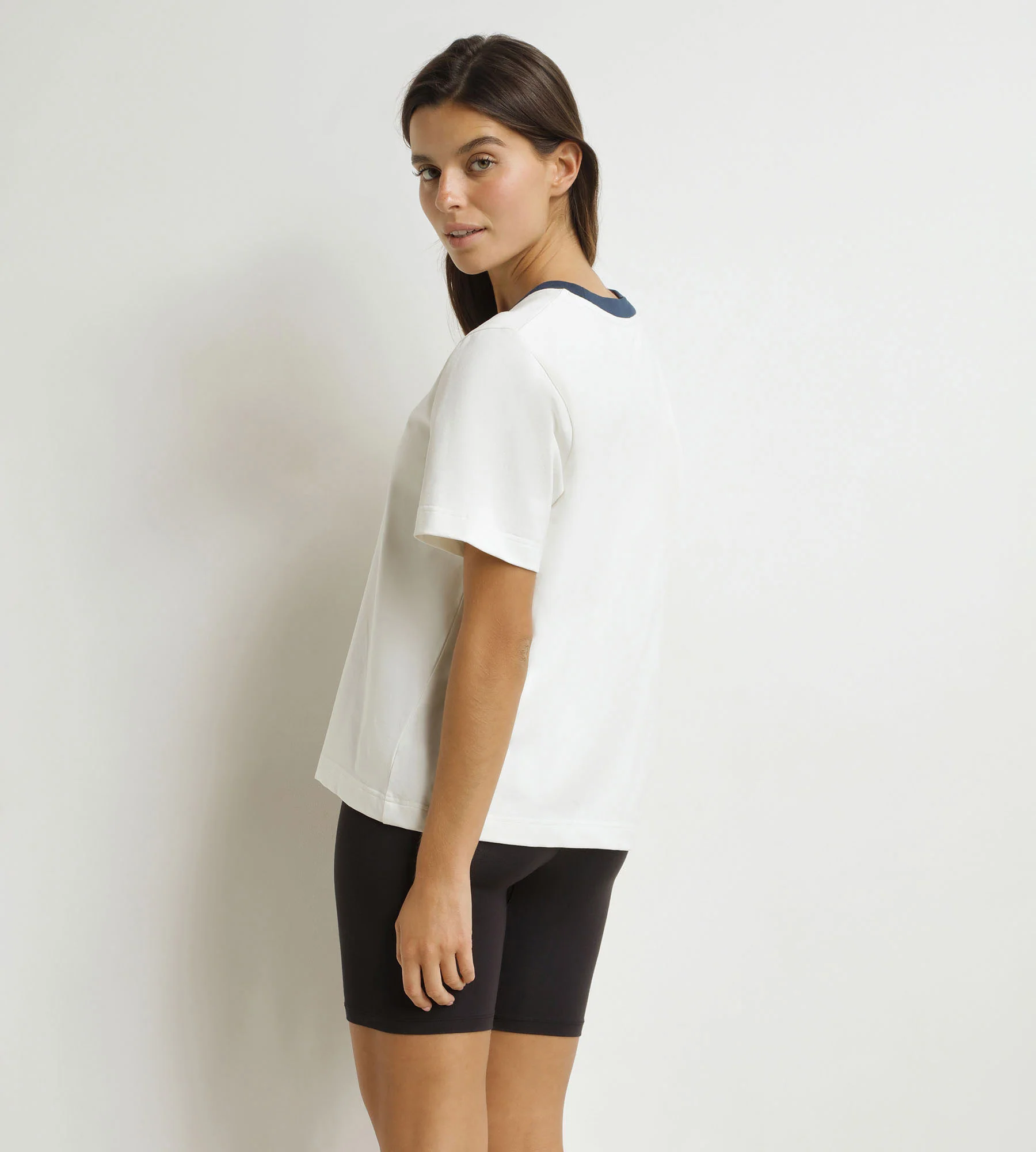 T-shirt femme Nacre Bleu Dim x Ines de La Fressange - Image 9