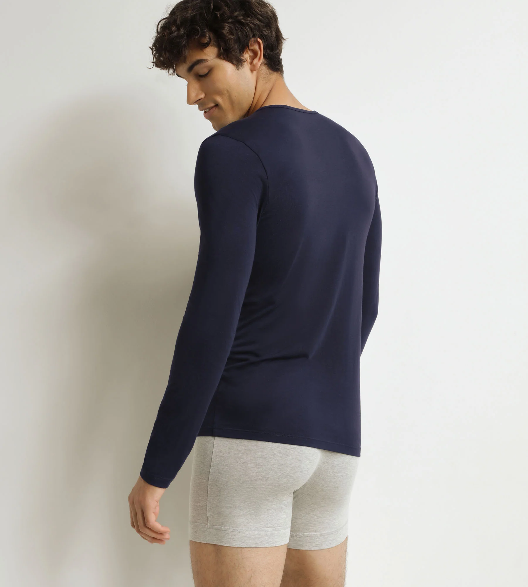T-shirt homme à manches longues Bleu Dim Thermal - Image 2