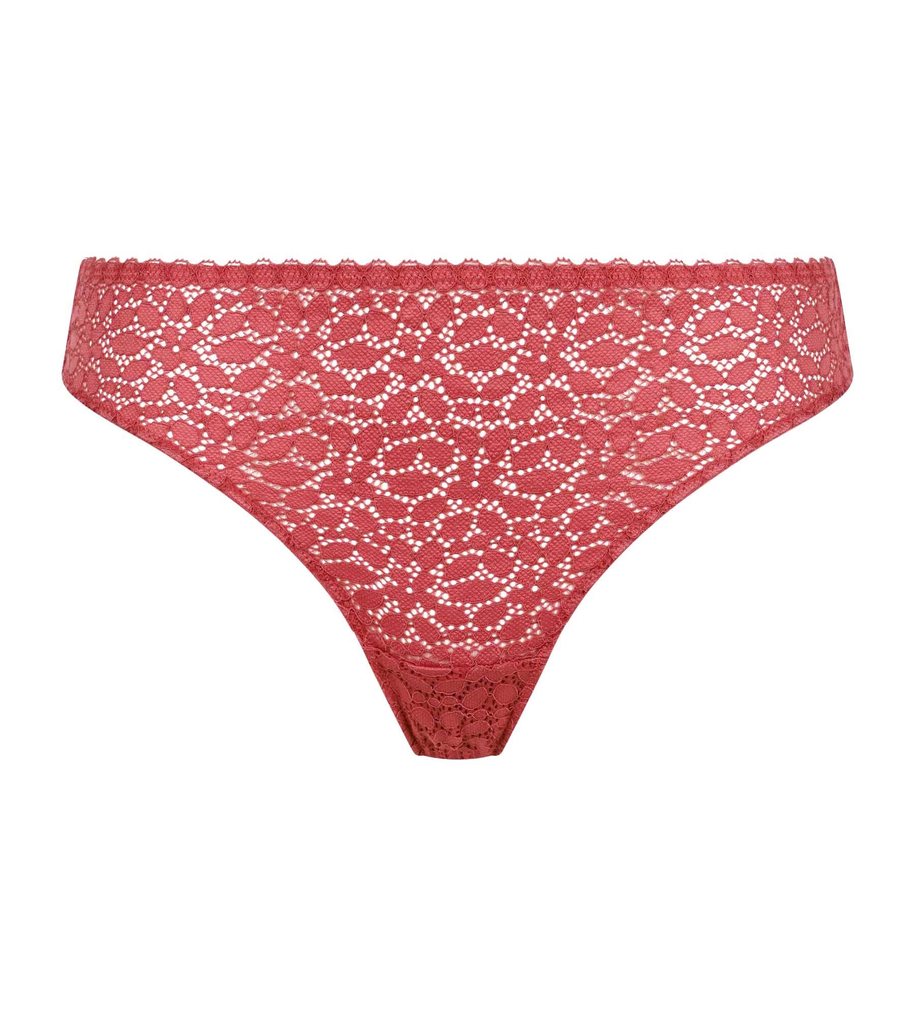 Tanga femme Silky Rose Dim Daily Dentelle - Image 5
