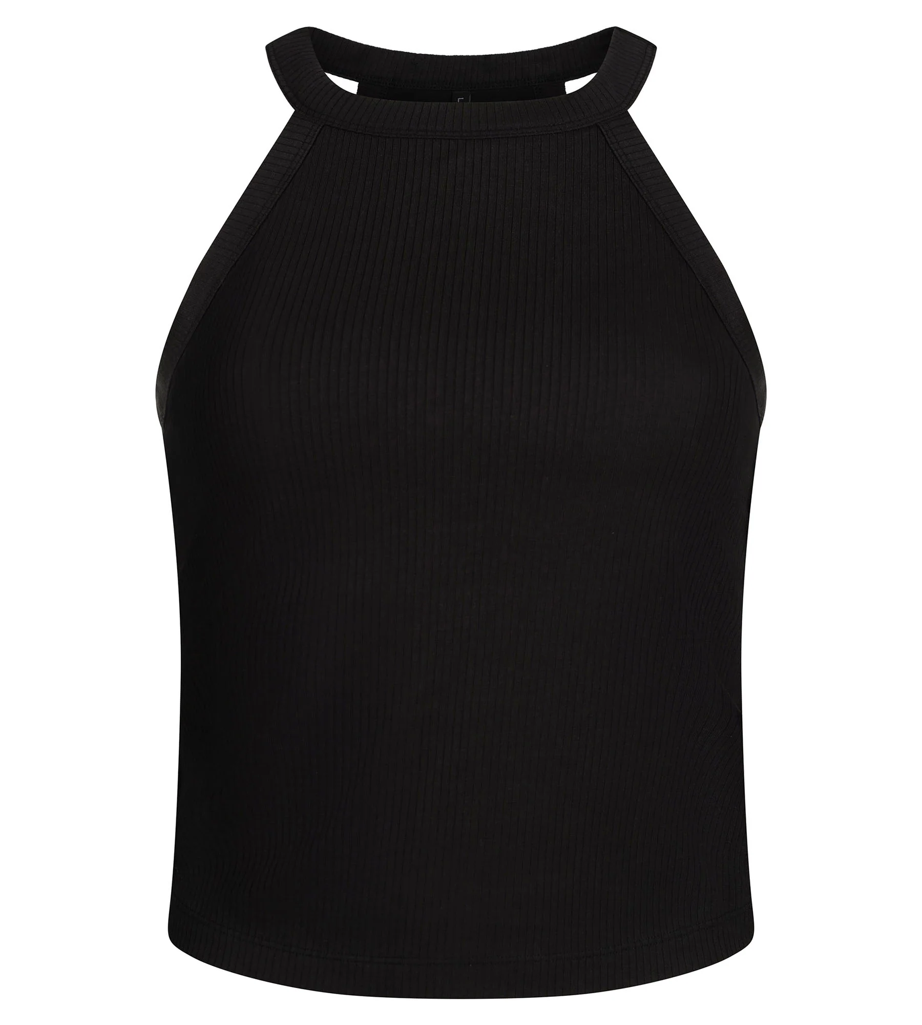 Top femme col américain brassière intégrée Noir Dim Summer - Image 5