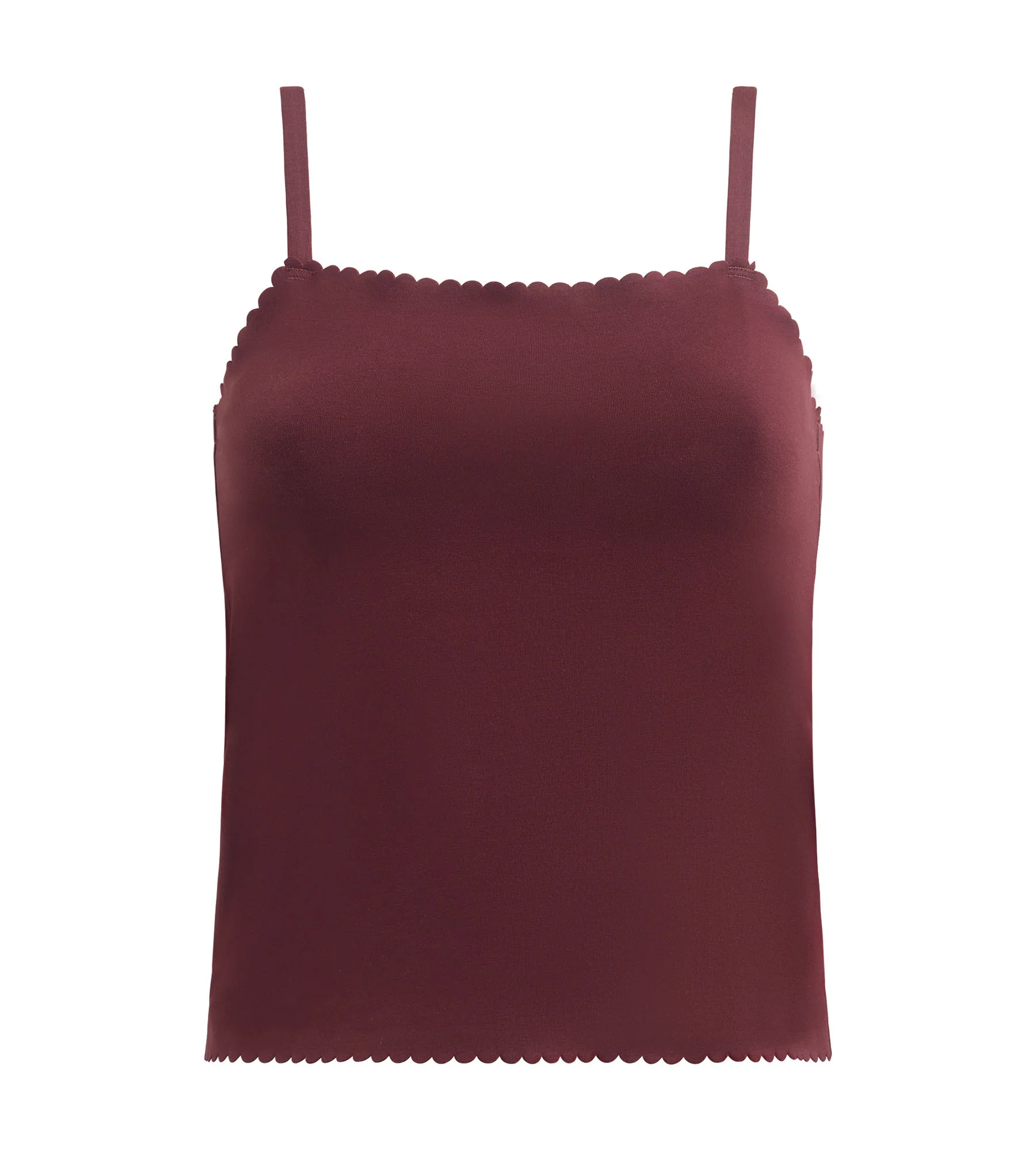 Top femme en coton stretch sans couture Rubis Foncé Body Touch Easy - Image 5